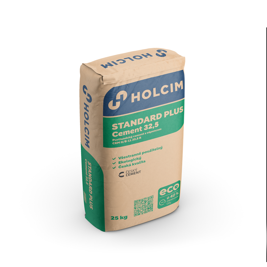 Cement HOLCIM STANDARD PLUS CEM II/B-LL 32,5 R | KB-BLOK Stavebniny